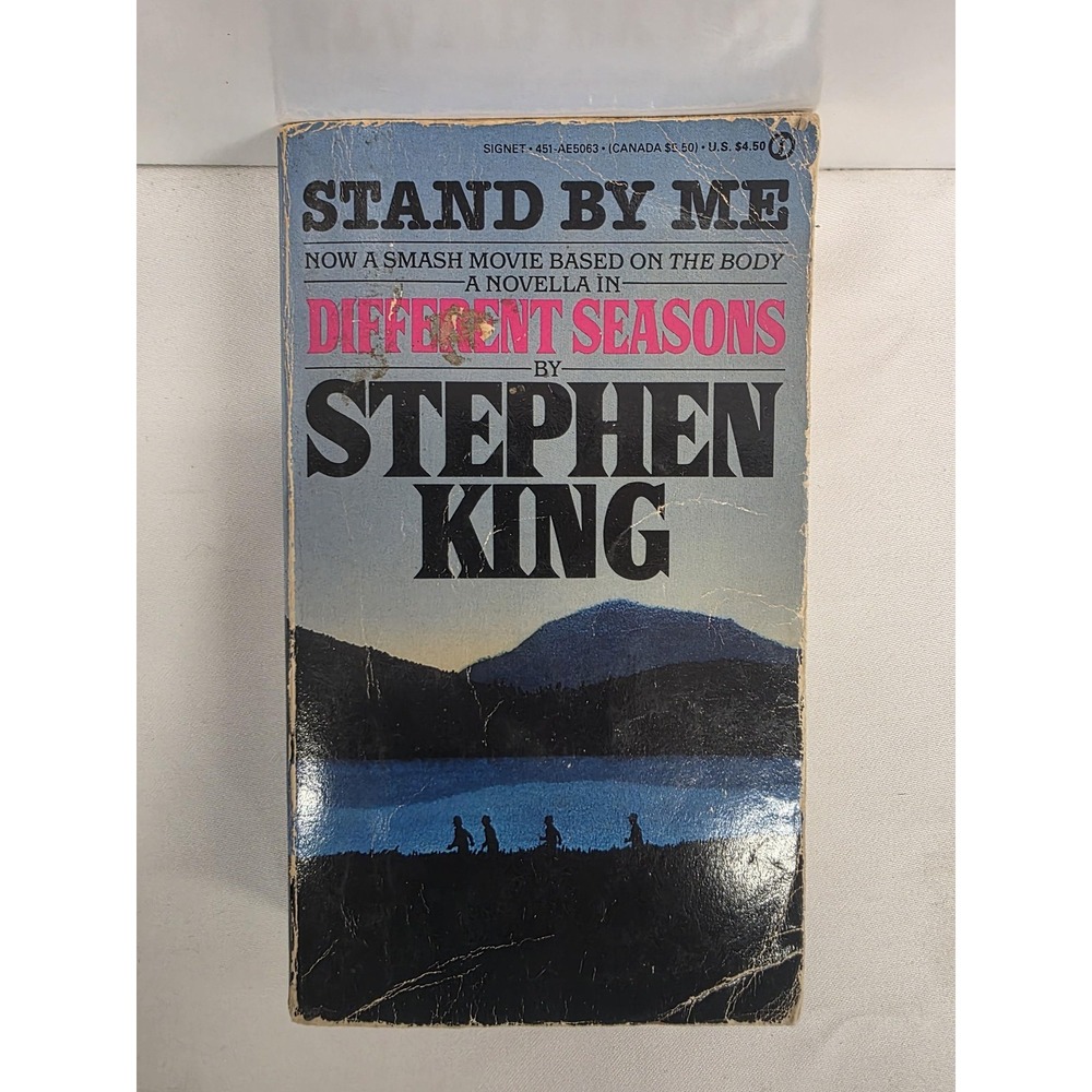 Stephen King Different Seasons 1986 Signet Stand By Me Movie Tie-In Paperback